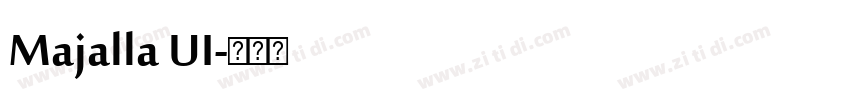 Majalla UI字体转换